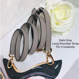 Shoulder Straps for crossbody DARK GRAY